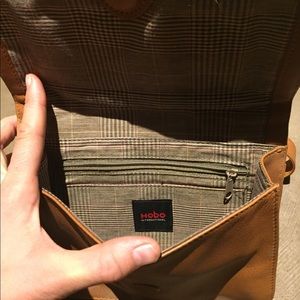 HOBO brown over the shoulder purse